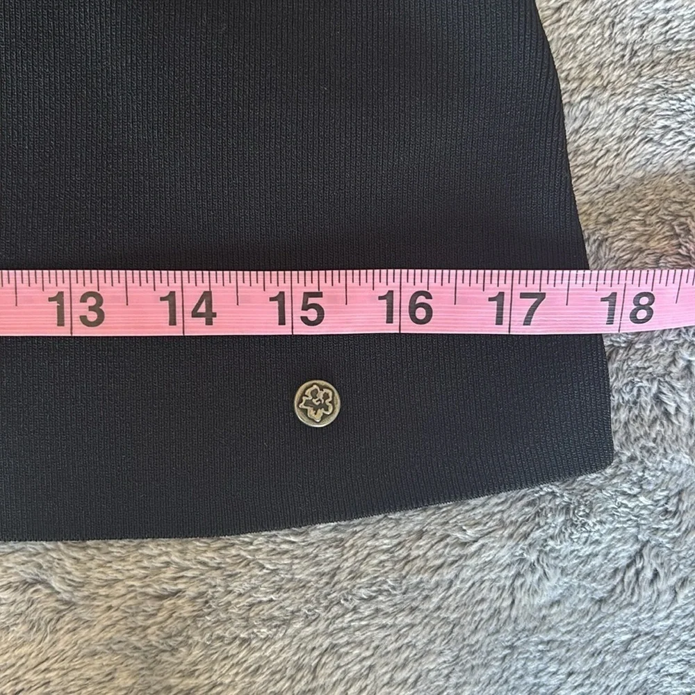 Ted Baker Cileste V Neck Knit Top in Black Size Small 5 (US 12) EUC